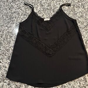 Babaton Everly Black Lace Camisole Top